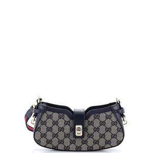 Gucci Moon Side Shoulder Bag Gg Canvas #201899G21B